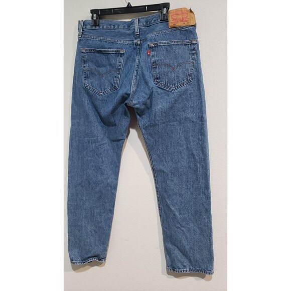 Levi's 501 Jeans Mens 90's Light Blue Button Fly Denim Size 36x30 - Picture 2 of 7